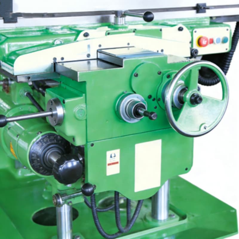 Milling Machine Working Table and Control Panel