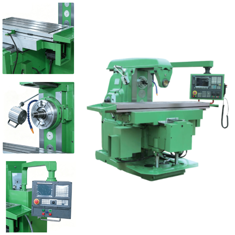 Extended Travel Universal Milling Machine